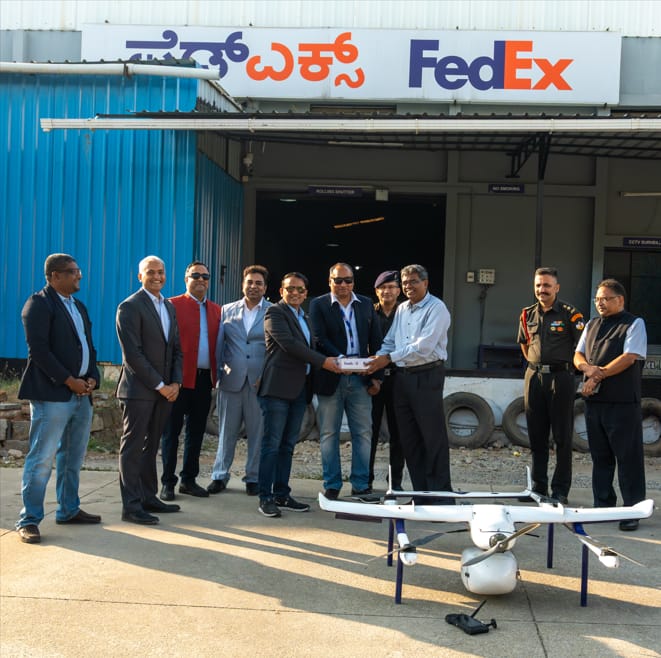 FedEx And IIT-Madras Launch India's First Intra-City Drone Delivery Trials In Bengaluru