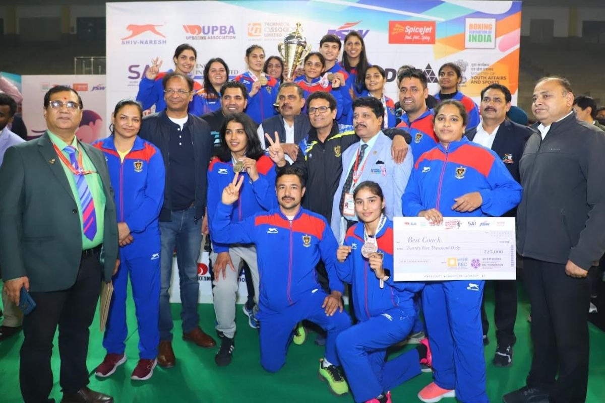 Punching to Glory: Railways Shine Bright with 5 Gold Medals at 8th Elite Women's National Boxing Championship