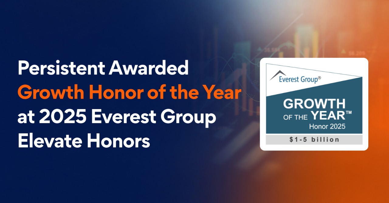 Persistent Systems Wins Big With Growth Honor At 2025 Everest Group Elevate Event