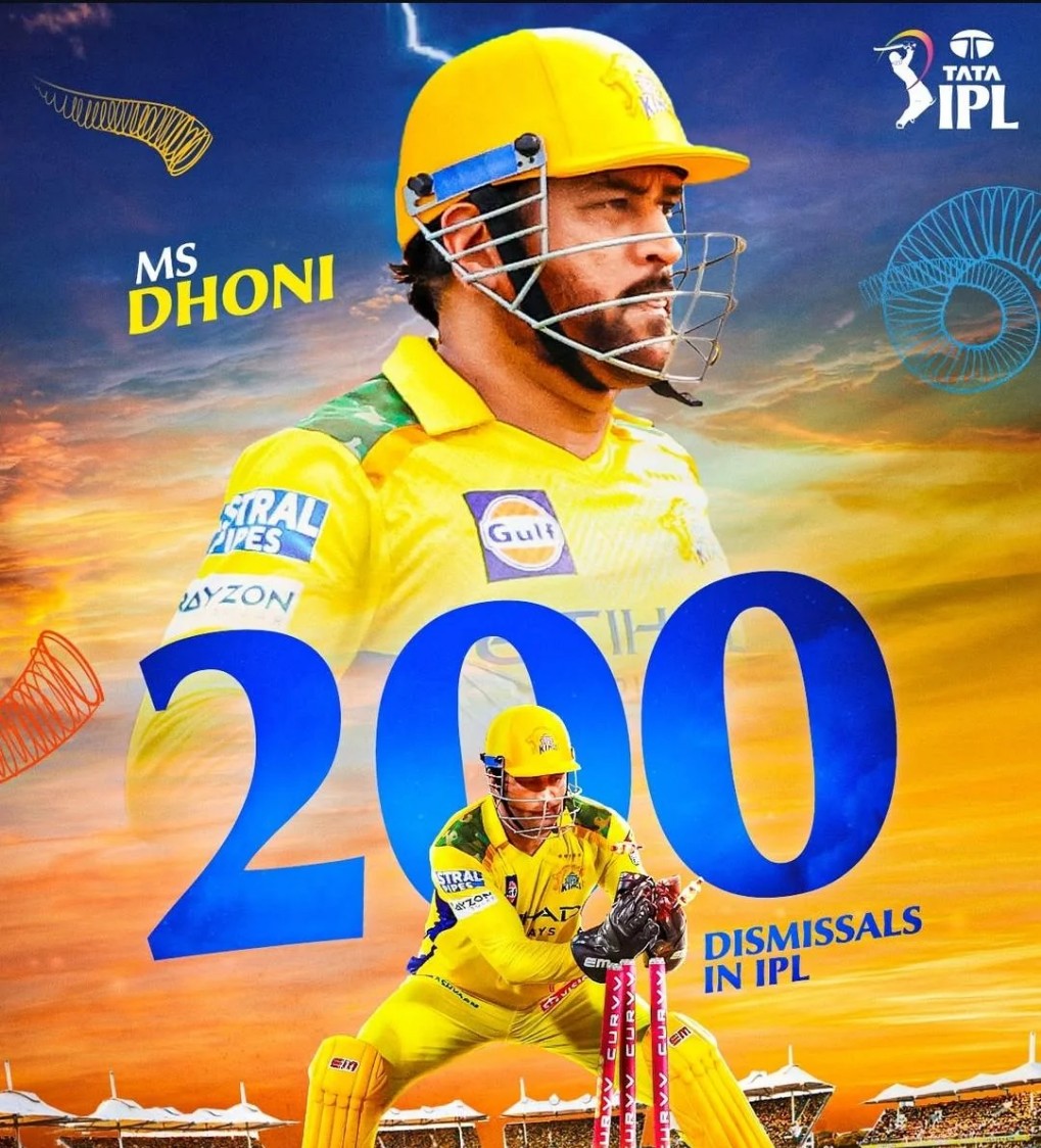 MS Dhoni: The Glove King Reigns Supreme – First Ever to 200 IPL Dismissals