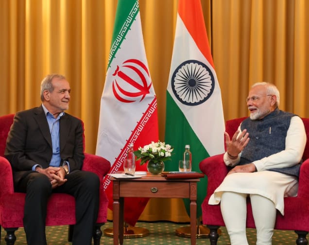 PM Modi, Iranian President Pezeshkian Discuss West Asia Stability