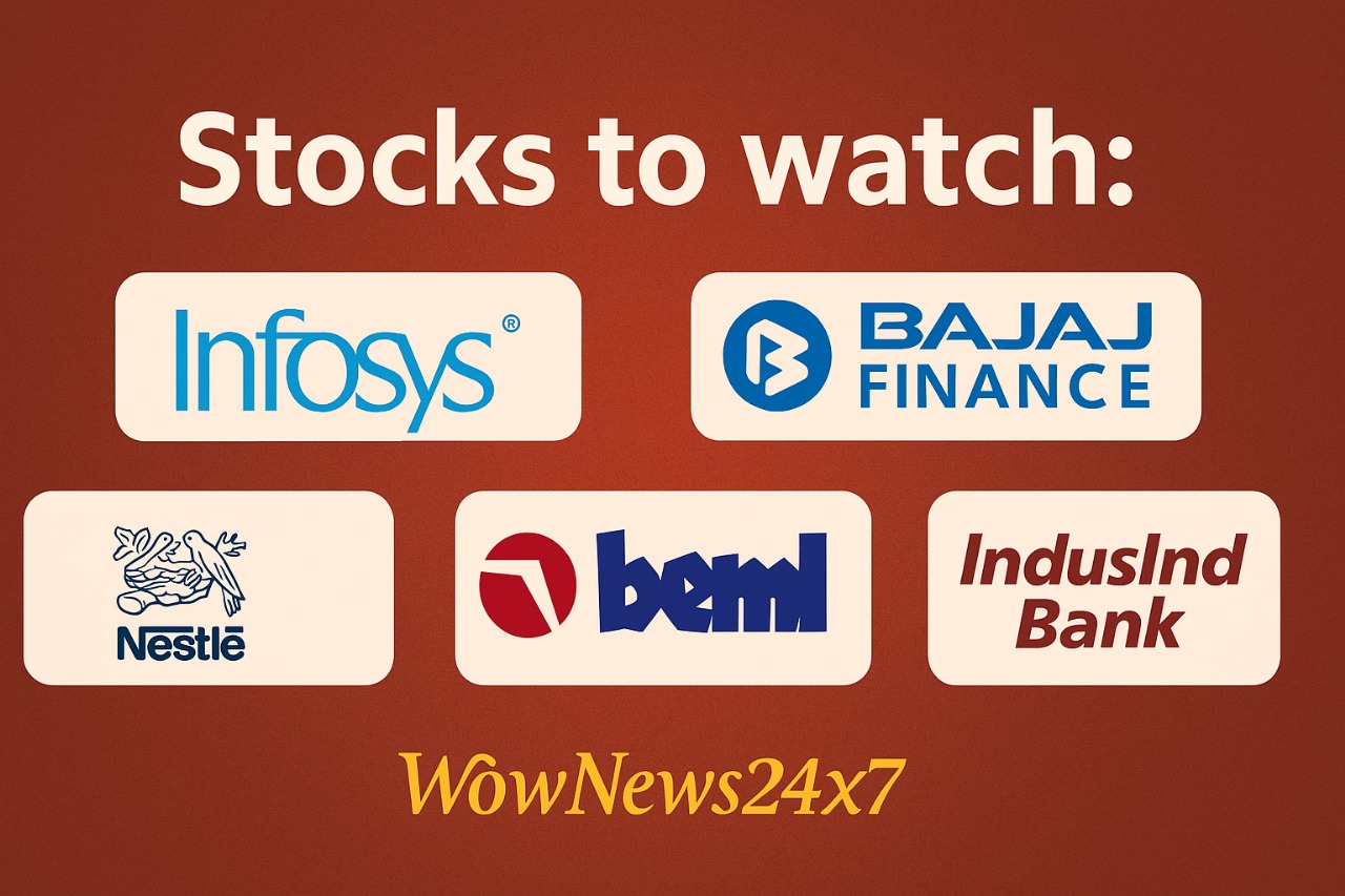 Market Movers Today: Infosys, Bajaj Finance, Nestle India, BEML, IndusInd Bank in Spotlight