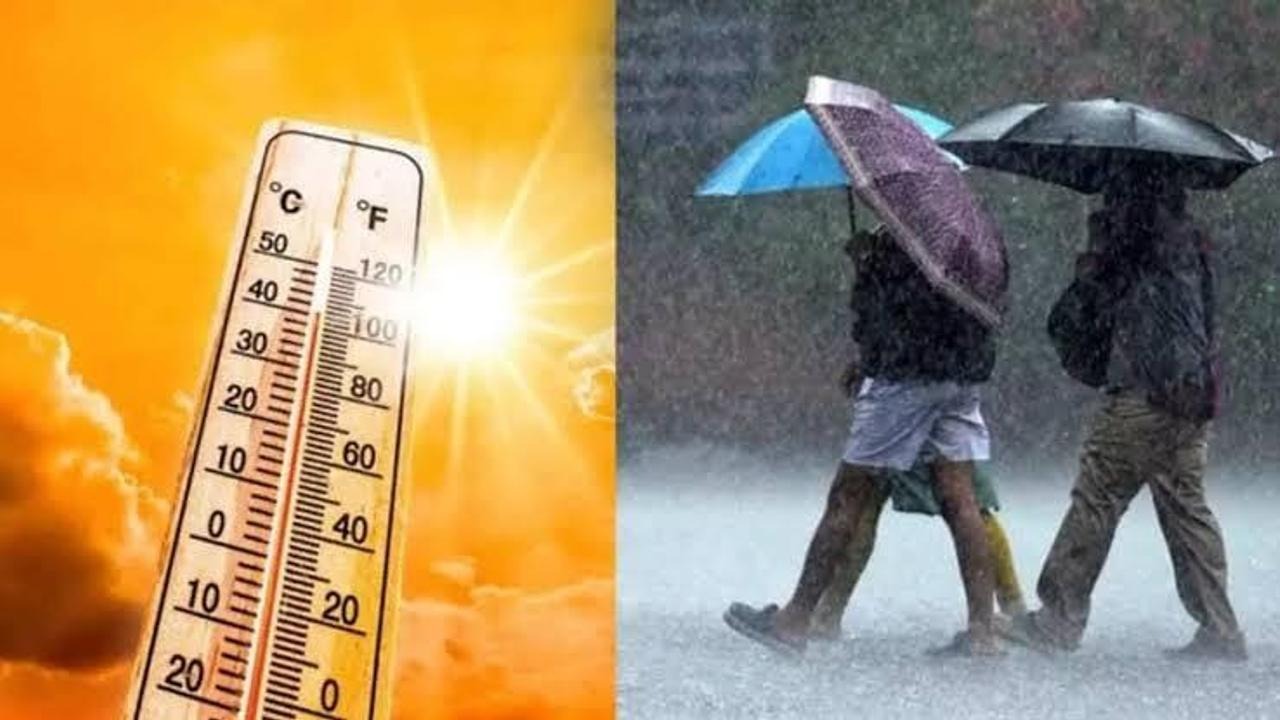 India Faces Contrasting Weather: Heavy Rain In North, Heatwave In West With Rajkot At 41.6°C