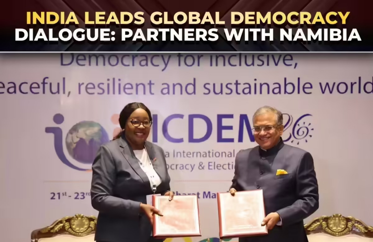 India And Namibia Forge Partnership On Election Management To Strengthen Global Democratic Cooperation