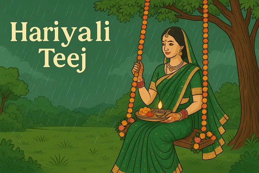 Hariyali Teej 2025: Green Sarees, Mehendi, and Monsoon Devotion Unite Women Across India
