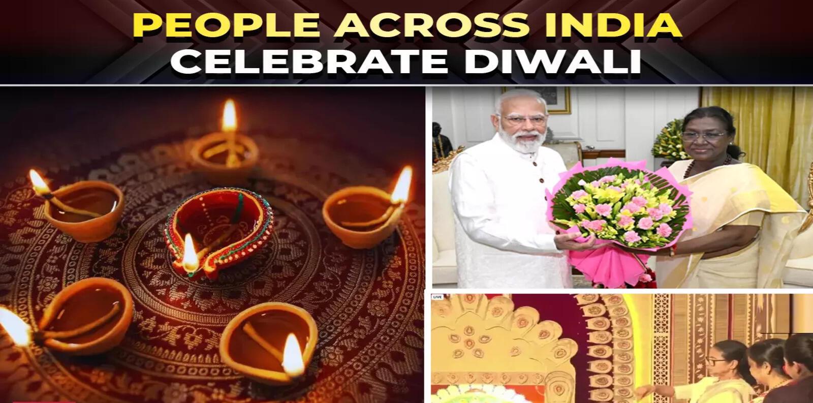 From Power Corridors to People’s Homes: India Lights Up in Diwali Glory