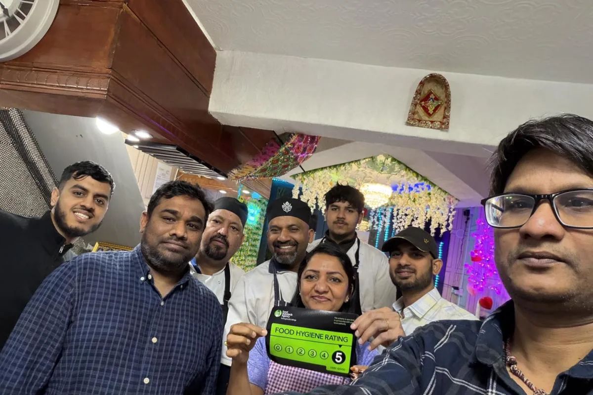 Taste Of Bharat Celebrates First-Ever Food Hygiene Rating Achievement