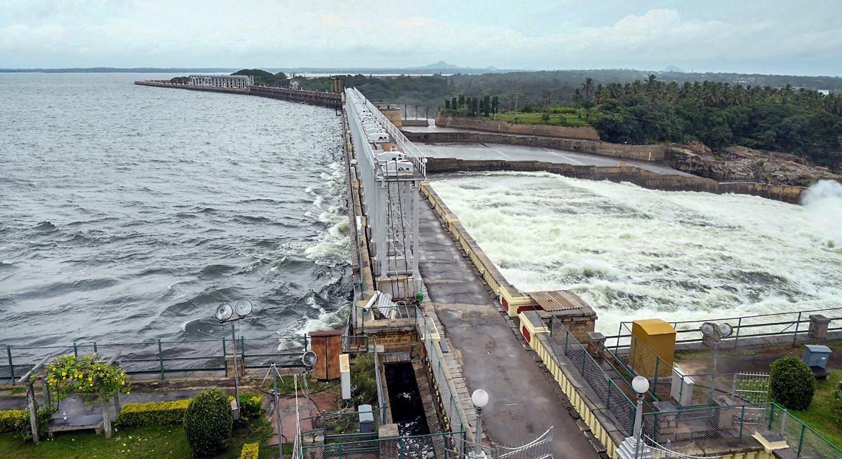 Waters Rise, Spirits Soar: KRS Dam’s Early Overflow Sets 67-Year Record