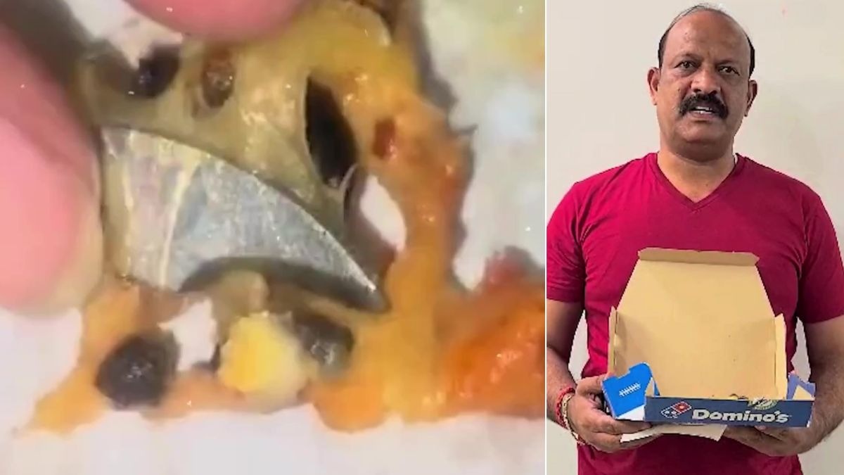 Pune Customer Discovers Knife Fragment in Domino's Pizza, Prompting Safety Concerns