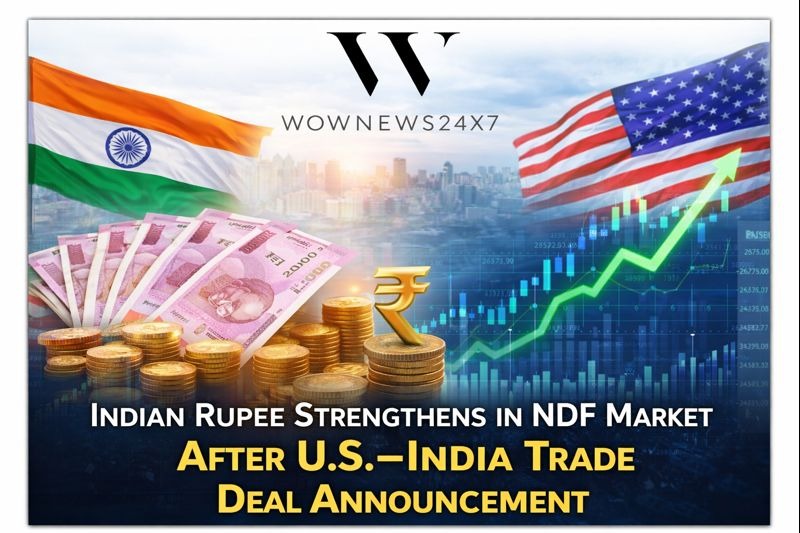 Indian Rupee Strengthens in NDF Market After U.S.–India Trade Deal Announcement