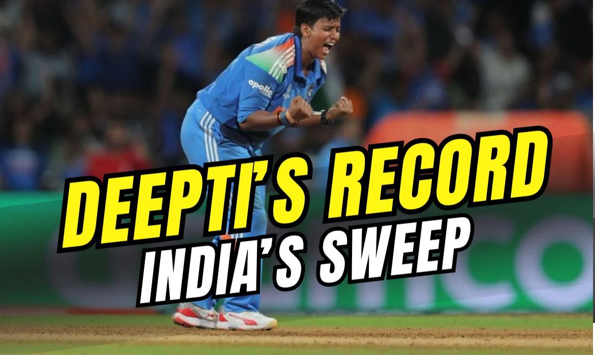 Deepti Sharma’s Record-Breaking Feat as India Women Dominate Sri Lanka