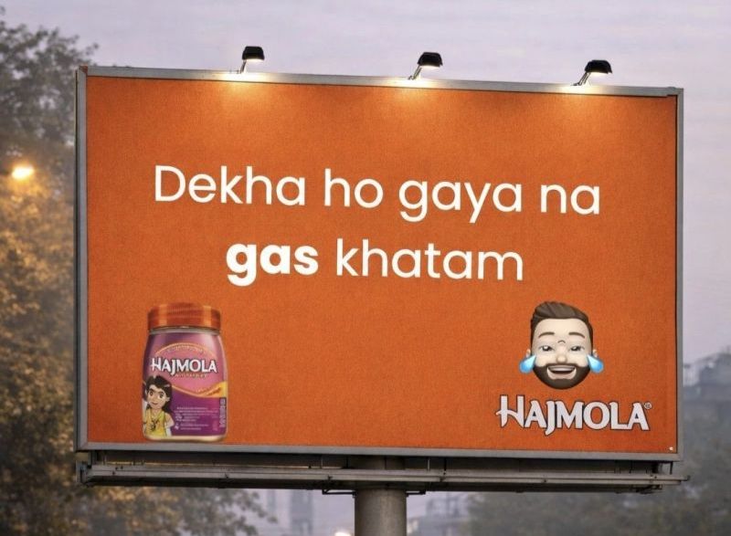 Was Hajmola’s Viral Gas Billboard An Official Dabur Campaign Or Not?