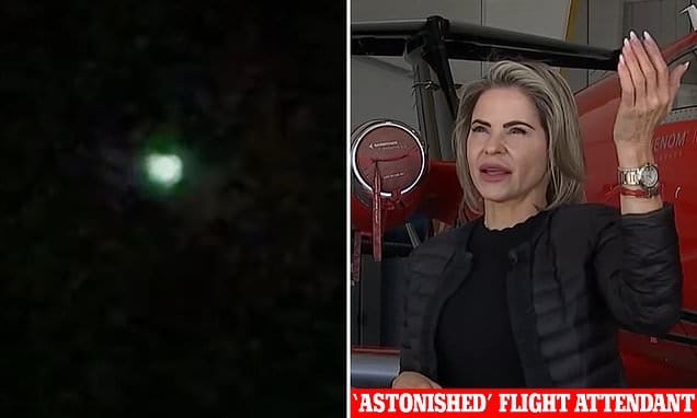 Glowing Mystery at 45,000 Feet: Private Jet Crew Stunned by UFO Over Bahamas