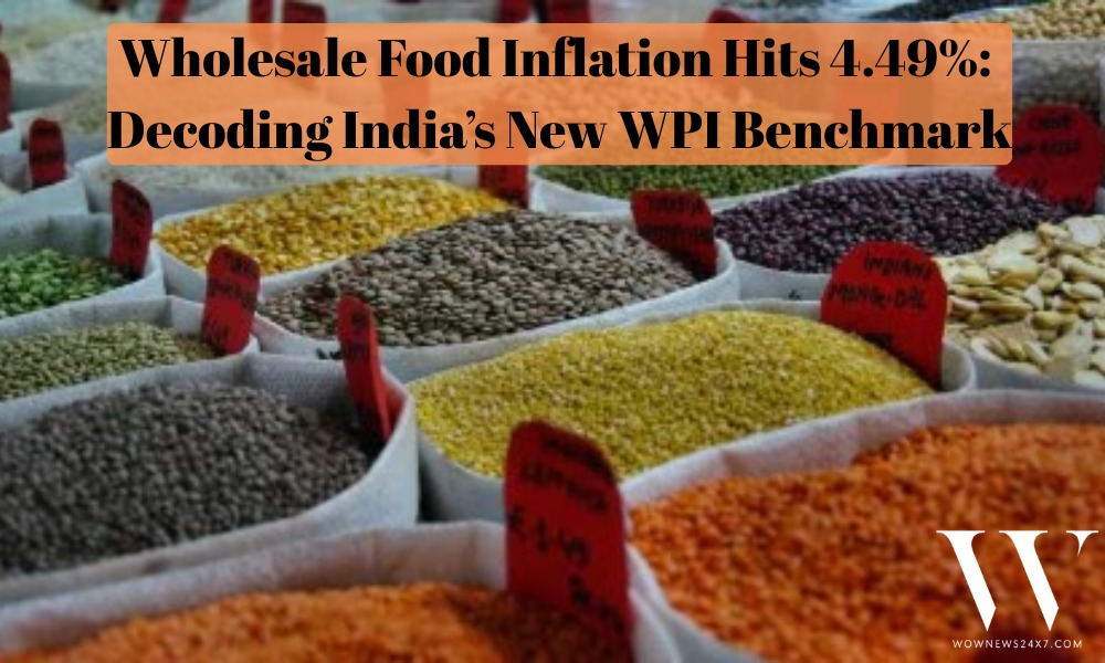 India’s Wholesale Food Inflation Hits 4.49% in New WPI Series