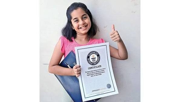 Ahmedabad Girl, 8, Achieves Guinness World Record in Limbo Skating
