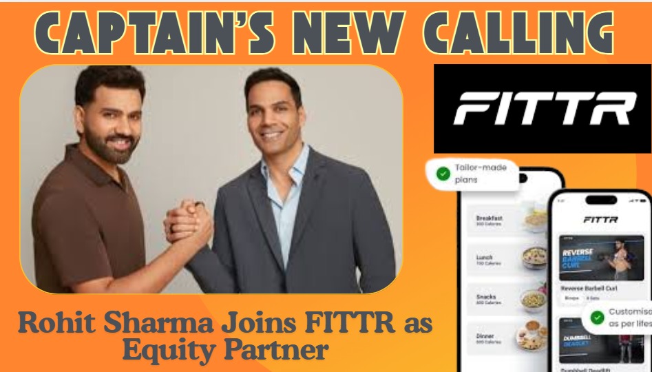 Rohit Sharma Joins Health Platform FITTR as Investor and Equity Partner