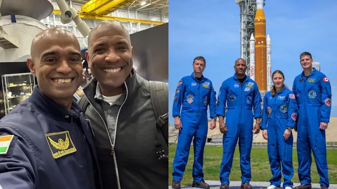 Space Twins: Indian Astronaut Papa Nair Meets Artemis-II’s Victor Glover