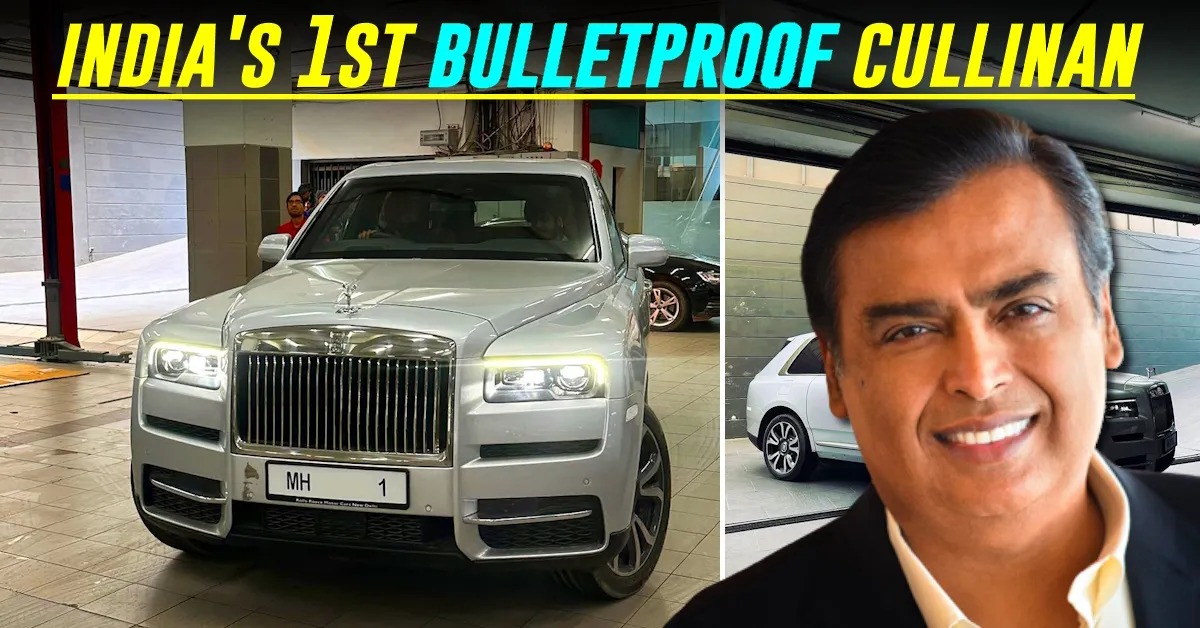 Mukesh Ambani's Latest Luxury: India's First Bulletproof Rolls-Royce Cullinan