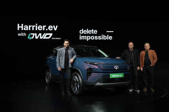 Amped Up and Ready to Roll: Tata Motors’ Harrier.ev Debuts, Quad Wheel Drive Price Reveal Set to Shock