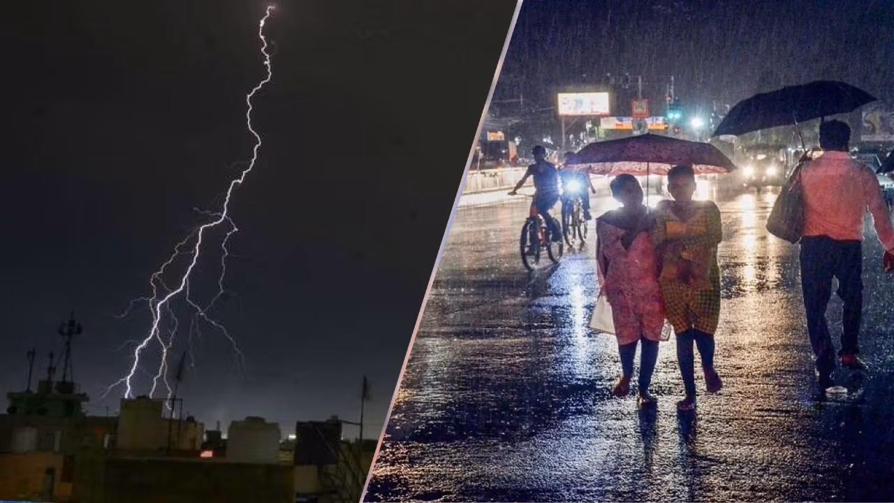 Delhi Braces for Stormy Weekend: IMD Issues Yellow Alert for Rain, Thunderstorm, and Winds Up to 60 km/h