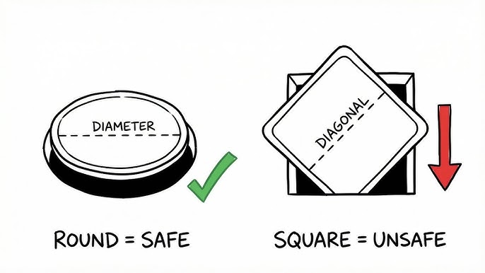 Manholes Are Almost Always Circular – What Makes This Shape Safer Than Squares Or Rectangles?