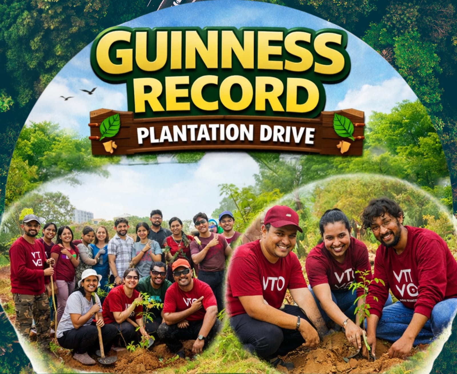 Bengaluru Sets Guinness World Record by Planting 1.5 Million Saplings