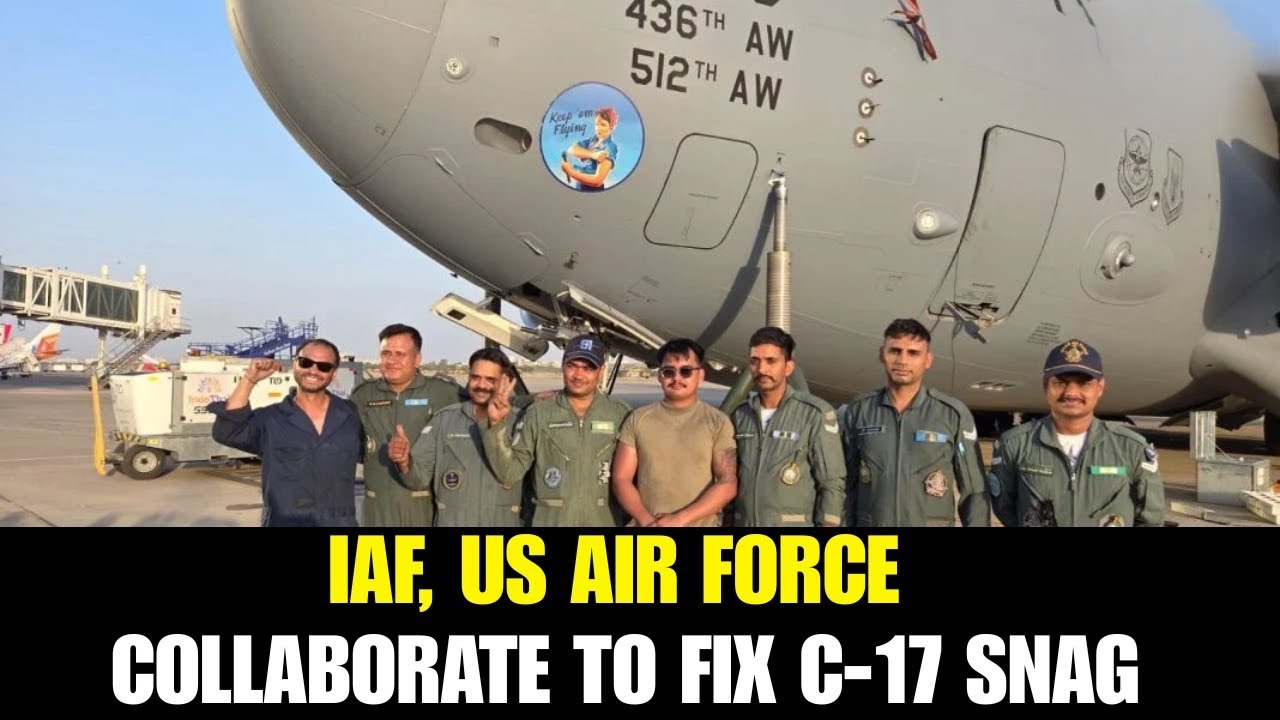 Runway Rescue: Indian and US Air Forces Team Up for C-17 Miracle in Jaipur