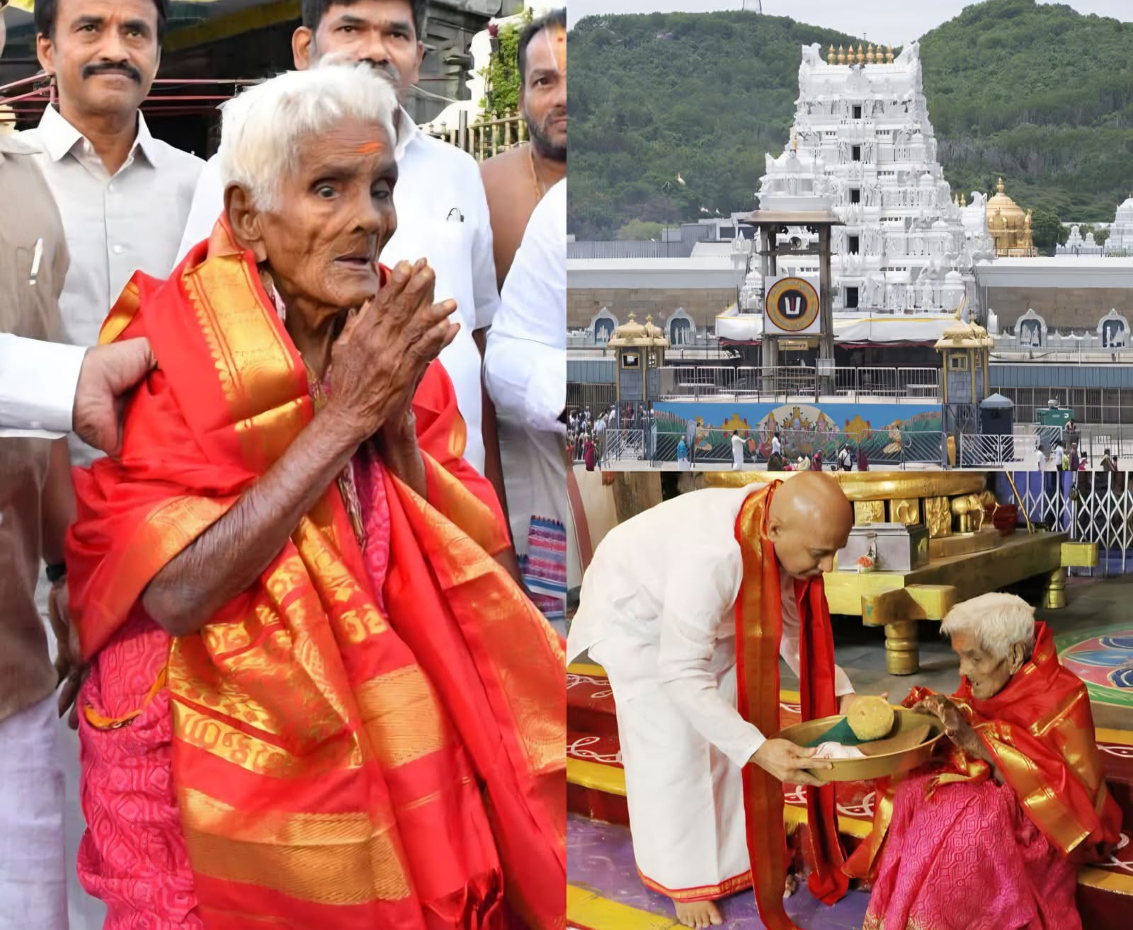 116-Year-Old Pilgrim Completes Tirumala Trek in Andhra Pradesh