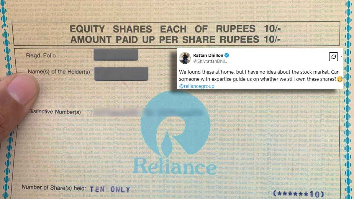 Chandigarh Man Discovers 37-Year-Old Reliance Shares Worth Over ₹10 Lakh, IEPFA Responds