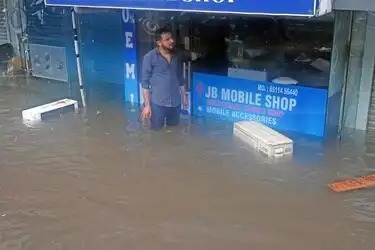 Heavy Rain Disrupts Flight Operations at Ahmedabad Airport