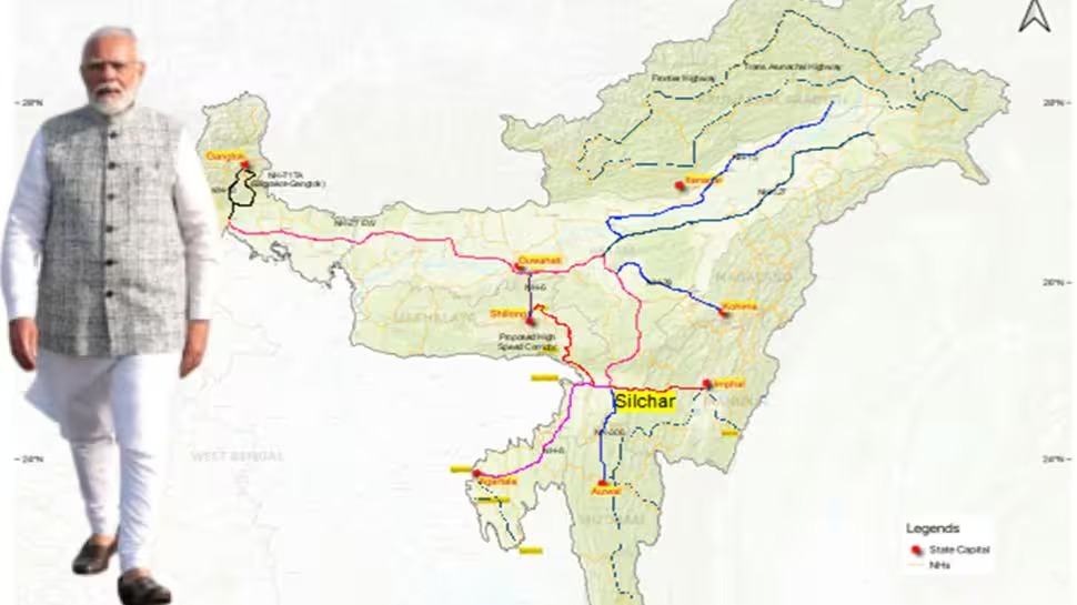 PM Modi Launches Rs 23,000 Cr Shillong-Silchar Corridor To Enhance Northeast Connectivity