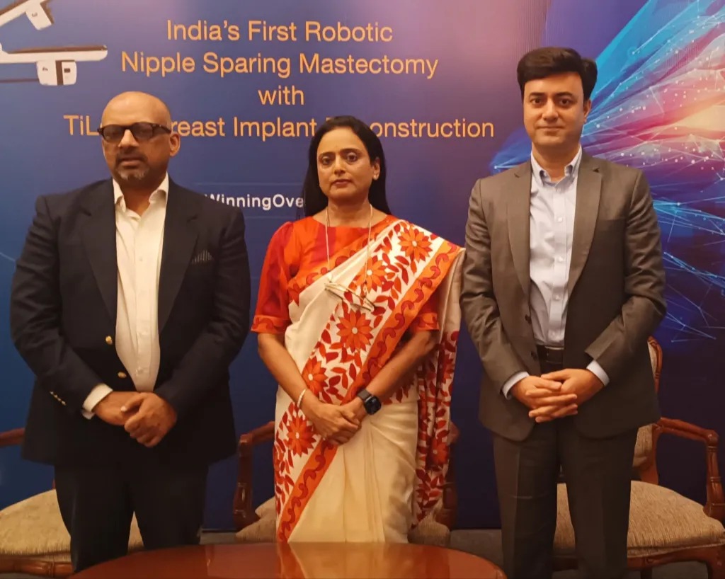 Groundbreaking Surgery: Maharashtra's First Robotic Nipple-Sparing Mastectomy at Apollo Cancer Centre
