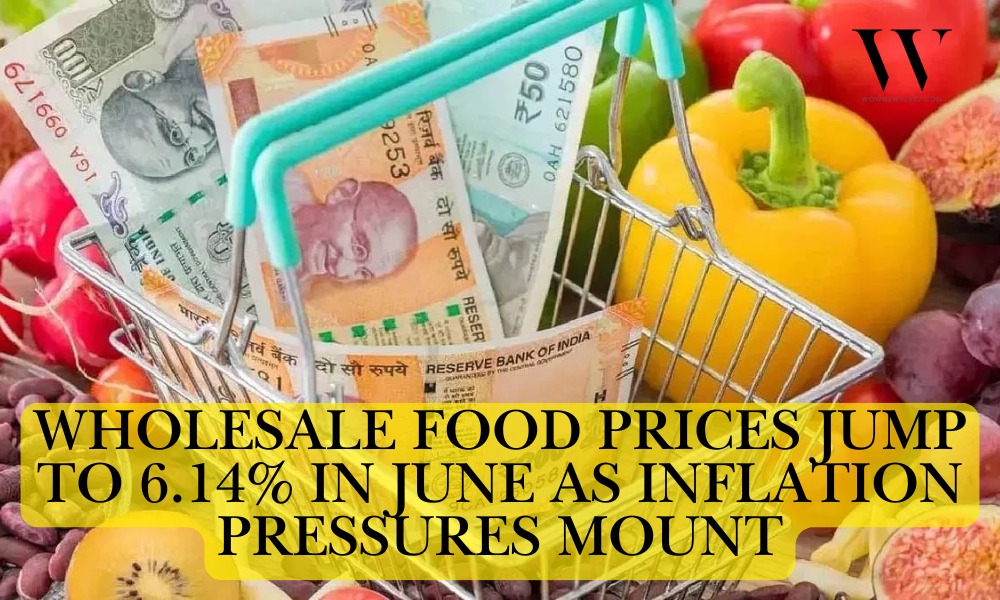 India’s Wholesale Price Food Index Hits 6.14% in June, Govt Says