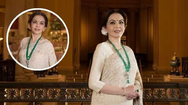 Nita Ambani Dazzles in Chikankari Saree at Boston Museum of Fine Arts