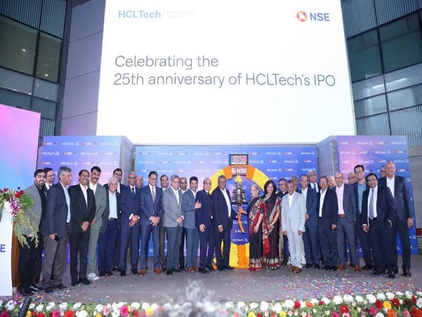 HCLTech Celebrates 25 Years of IPO Success with Over 1,300% Returns