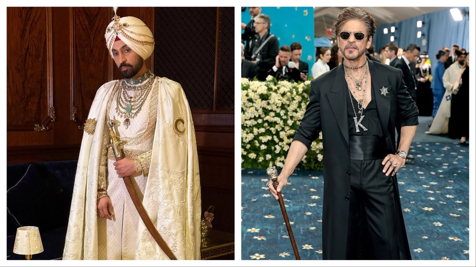 Epic Entrances: Shah Rukh Khan’s Royal Swagger and Diljit’s Punjabi Pride Rock the Met Gala