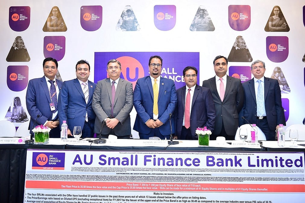 AU Small Finance Bank to Issue ₹15 Billion Bonds