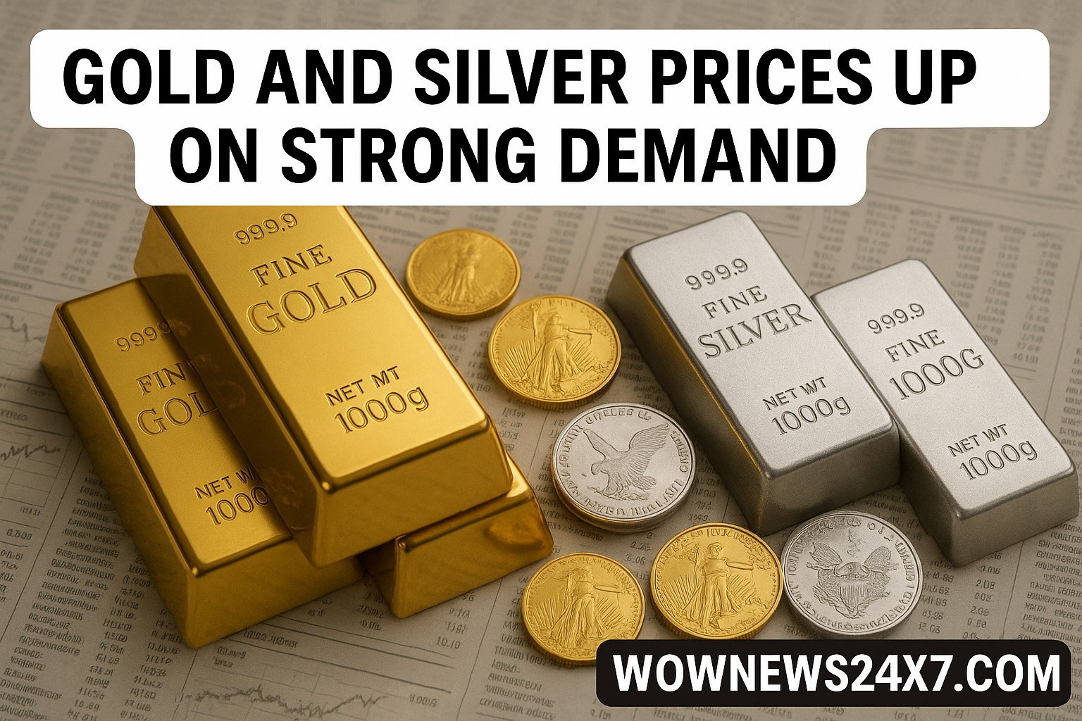 Bullion on the Rise: Gold Shines Bright at ₹1,14,890, Silver Sparkles at ₹1,43,100!