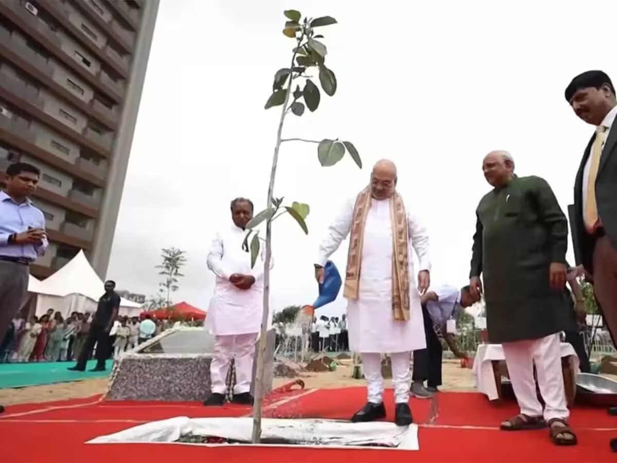 Amit Shah Launches 'Mission 5 Million Trees' in Ahmedabad