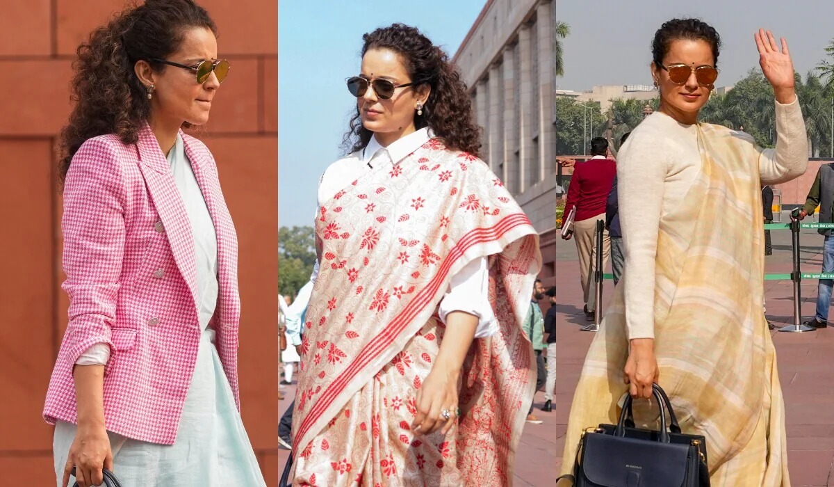 Kangana Ranaut’s Saree Choices Spark Fashion And Cultural Conversations