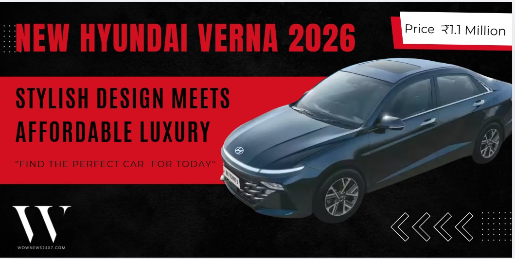 Hyundai Motor India Unveils Sleek New Verna At ₹1.1 Million With Advanced Features