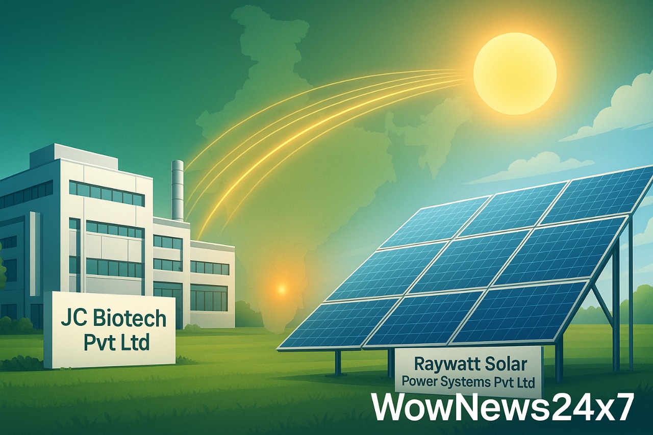 Advanced Enzyme’s JC Biotech Taps Solar Power with Raywatt Collaboration