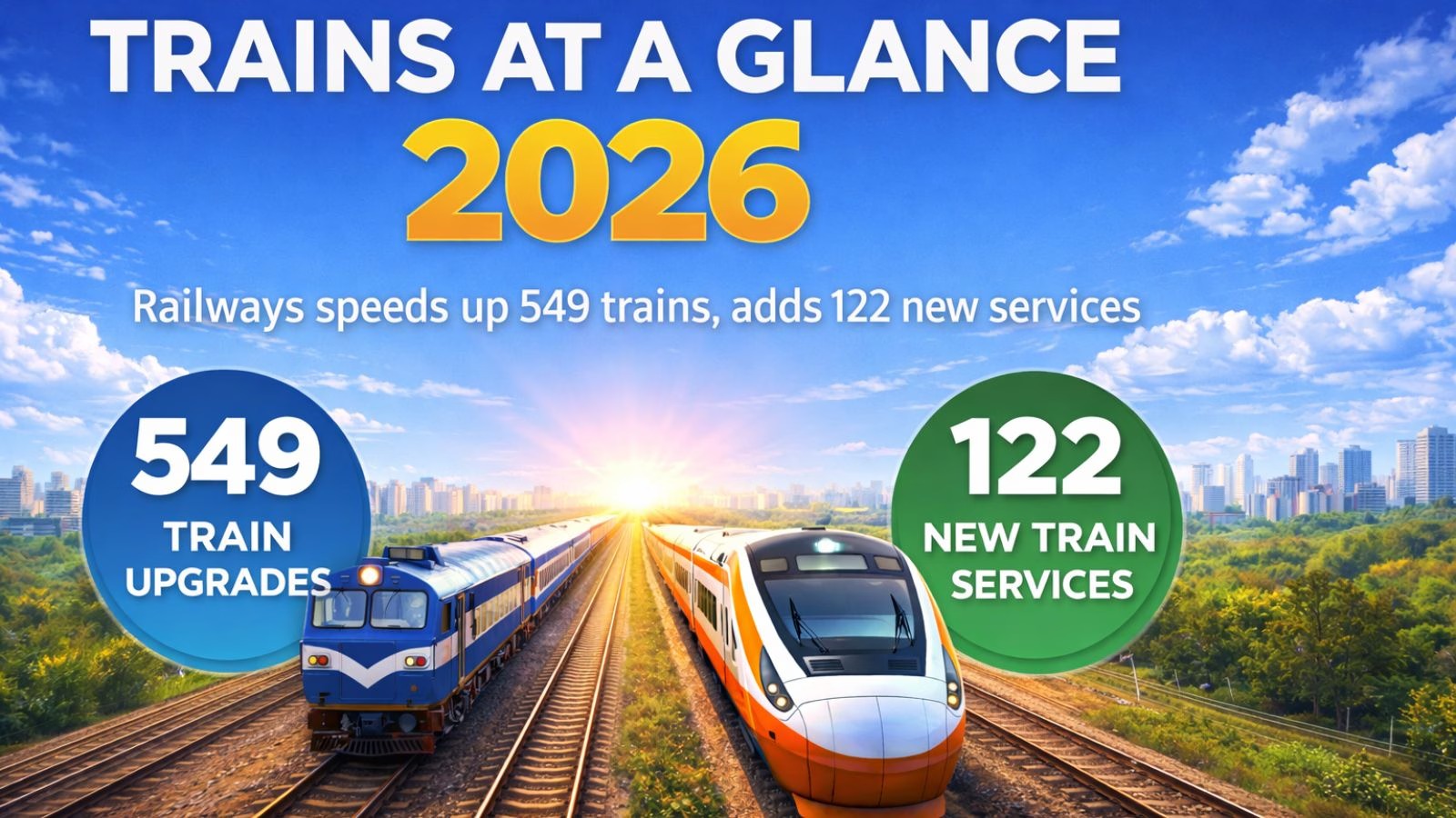 Faster Tracks Ahead: 549 Trains Pick Up Speed In New Timetable
