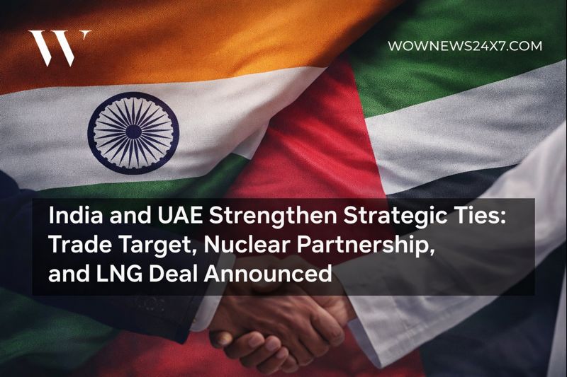 India and UAE Strengthen Strategic Ties: Trade Target, Nuclear Partnership, and LNG Deal Announced