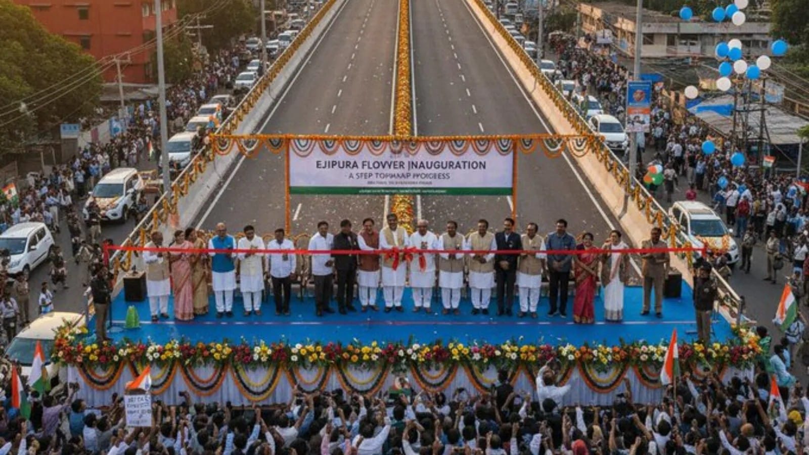 The Nano Banana Effect: How Google’s AI Miniatures Shine a Light on Ejipura Flyover’s Endless Wait