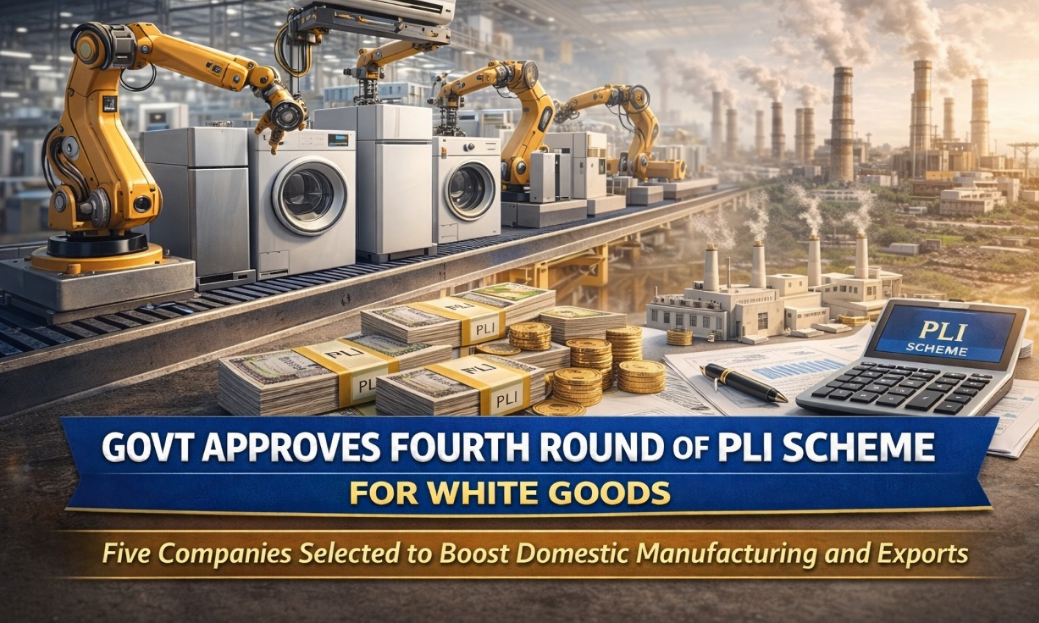 Government Announces Selection Of Five Firms Under Fourth Round Of PLI Scheme For White Goods