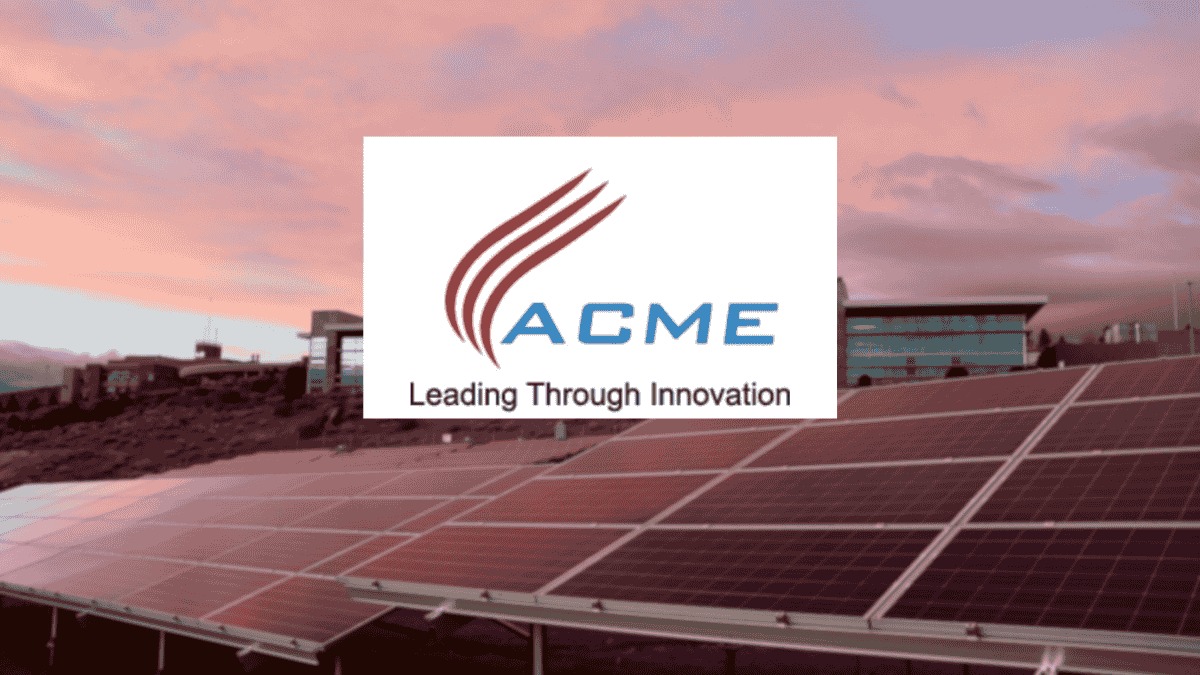 Acme Solar Signs PPA With Tata Power-D For 50 MW FDRE Project At ₹4.43/Unit