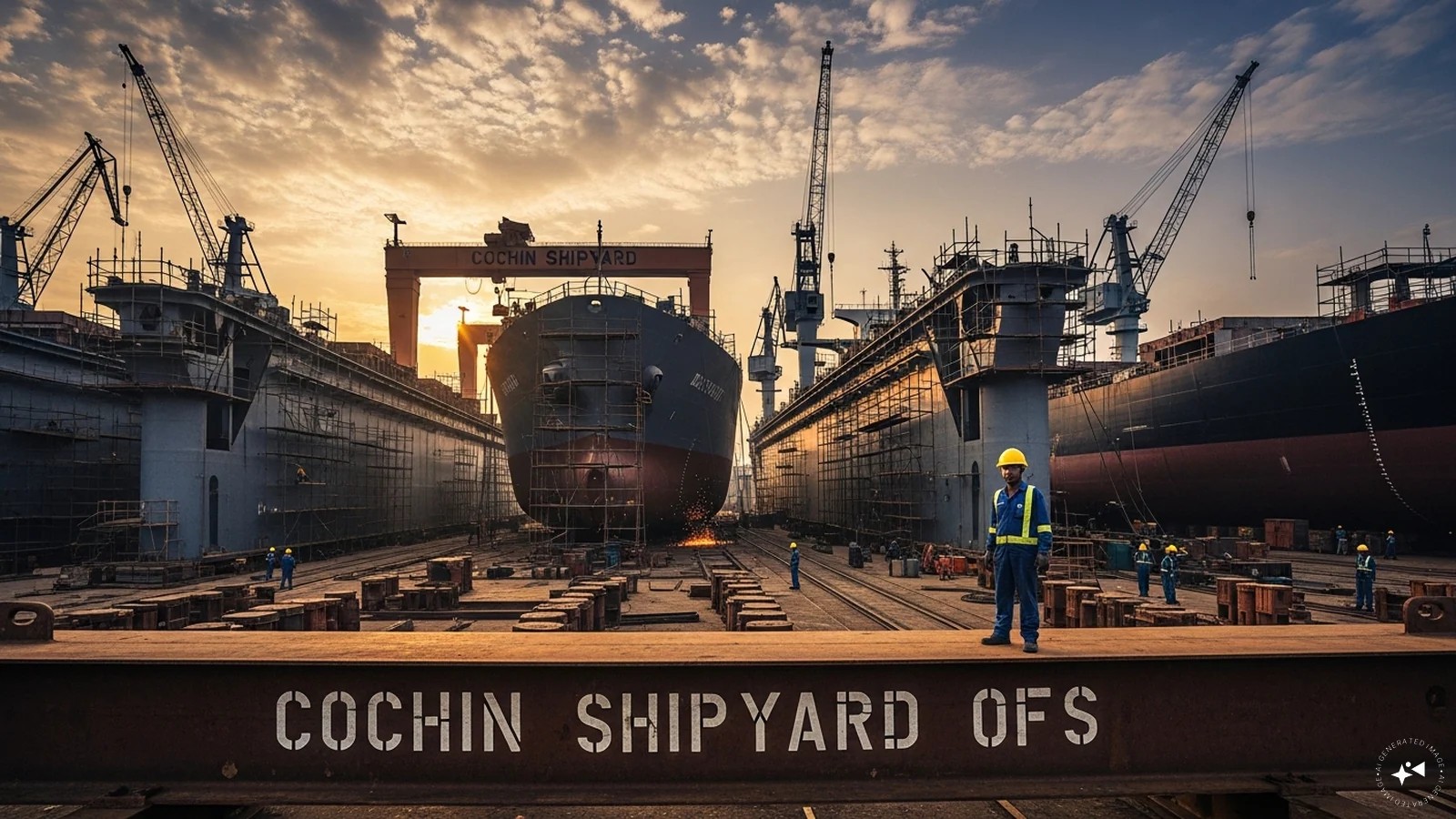 India Announces Cochin Shipyard Share Sale with ₹1,400 Floor Price