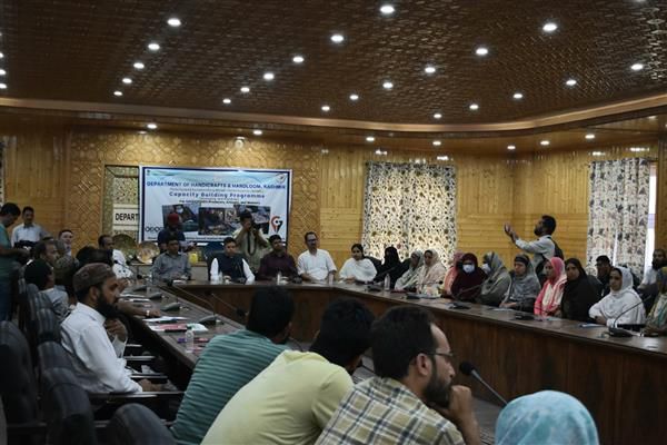 Crafting Success: H&H Dept and NIFT Srinagar Empower Artisans with Capacity Building Workshop