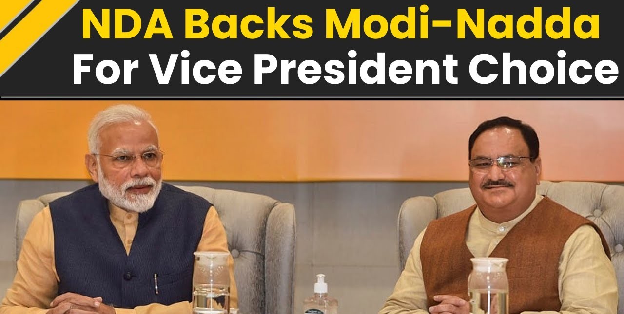 Power Pair Modi–Nadda Set to Unveil NDA’s Vice Presidential Nominee
